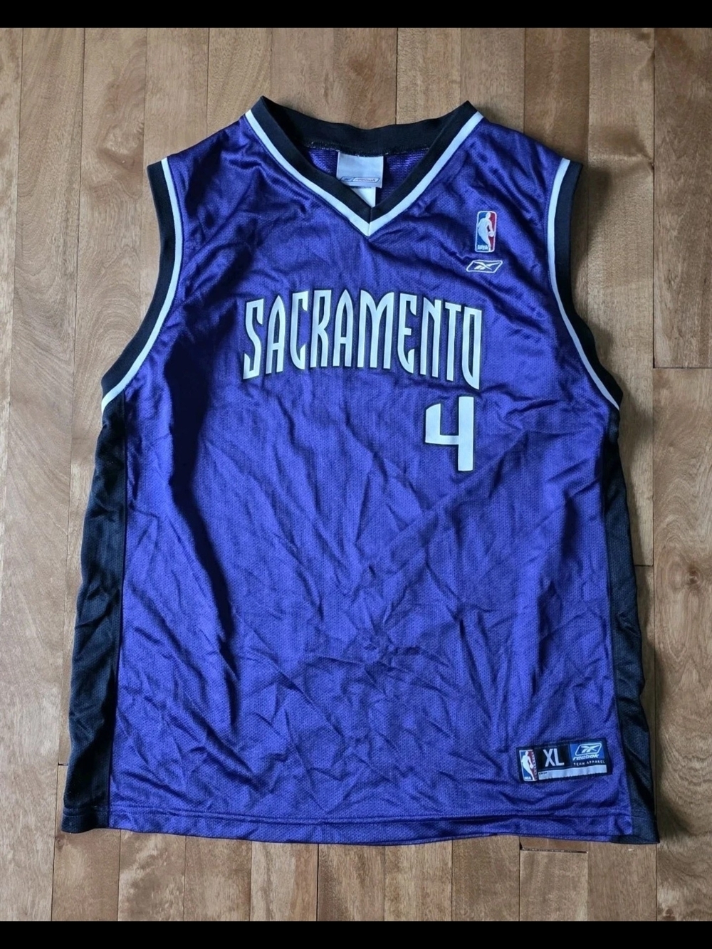 Sacramento Kings Chris Webber Reebok Jersey Youth XL (18-20) Purple NBA